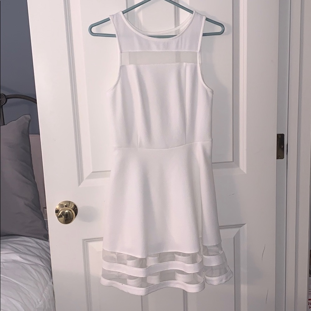 White Skater Dress